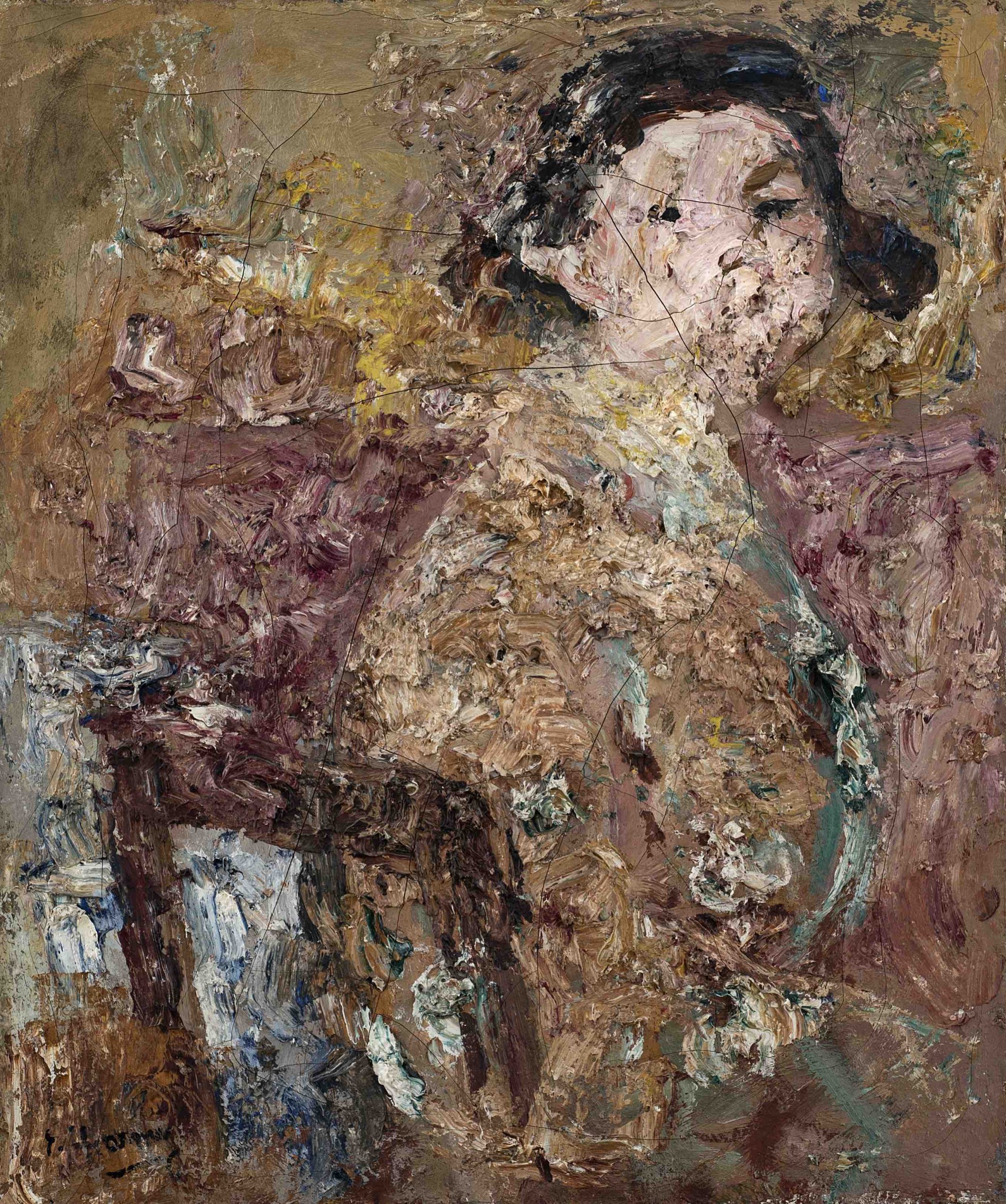 Emilie Charmy Autoportrait circa 1965. Huile sur toile. 73 x 60 cm Coll. Privée