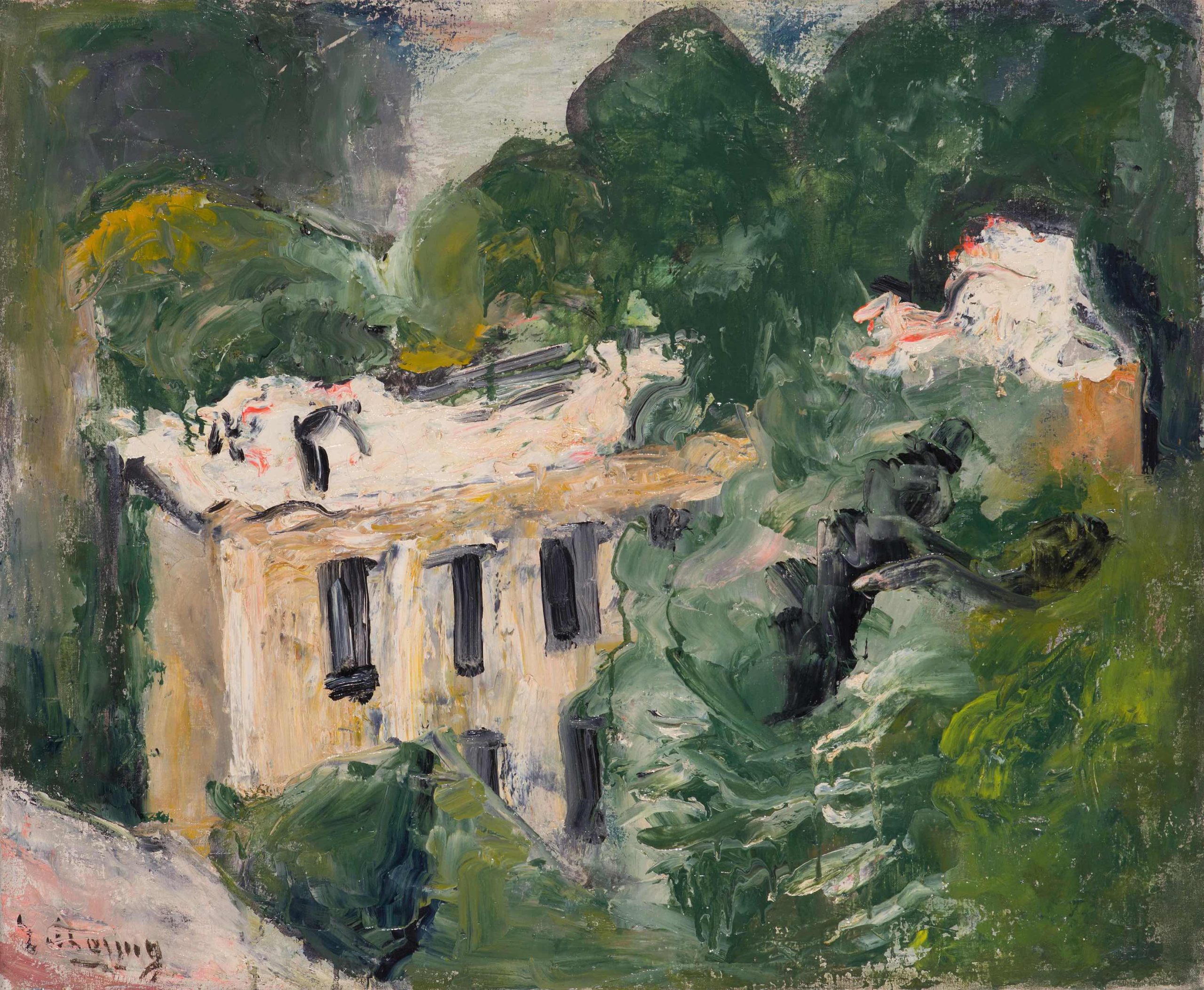 Emilie Charmy Vue depuis l'atelier rue de Bourgogne. 1928-1930. Huile sur toile. 60 x 73 cm Coll. Privée